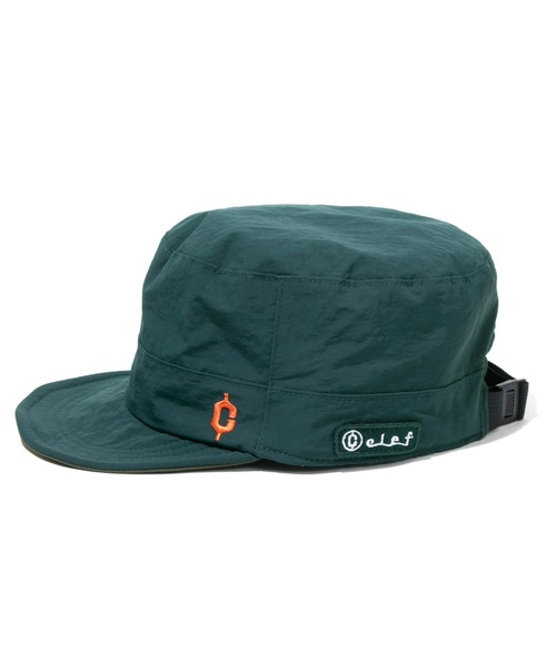 Clef（クレ）の「Clef/クレ　SV WORK CAP（キャップ・メンズ・ブラック/グリーン/ダークオレンジ・FREE）」の20枚目の写真