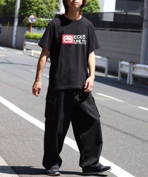 ecko unltd.(エコーアンリミテッド)の「【ecko unltd./エコーアンリミテッド】ロゴプリントハーフスリーブTシャツ(Tシャツ/カットソー・メンズ・ホワイト/ブラック/レッド・L/M/LL)」の7枚目の写真