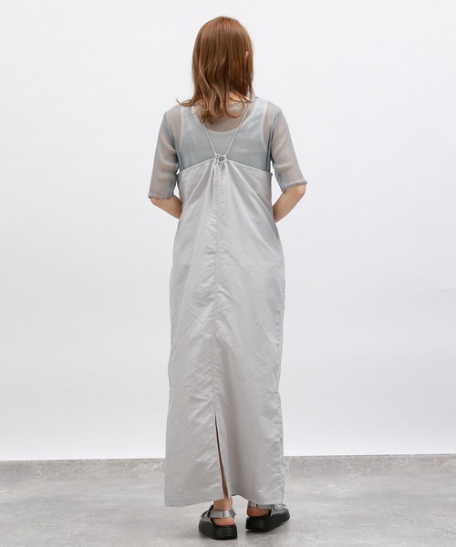 LAKOLE（ラコレ）の「ナイロンドロストキャミワンピース / 113752（ワンピース・レディース・ライトグレー/ベージュ/ブラック・FREE）」の19枚目の写真