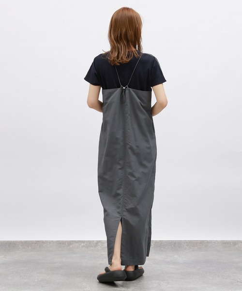 LAKOLE（ラコレ）の「ナイロンドロストキャミワンピース / 113752（ワンピース・レディース・ライトグレー/ベージュ/ブラック・FREE）」の21枚目の写真