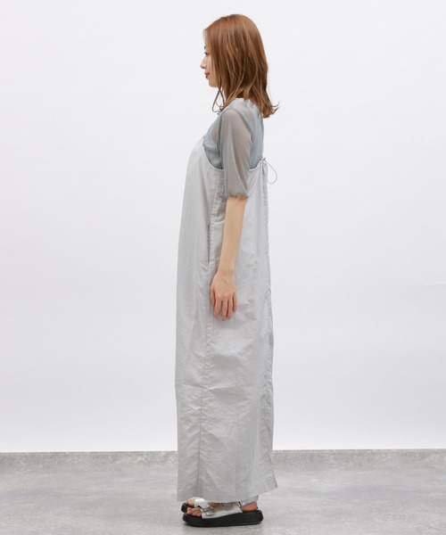 LAKOLE（ラコレ）の「ナイロンドロストキャミワンピース / 113752（ワンピース・レディース・ライトグレー/ベージュ/ブラック・FREE）」の15枚目の写真