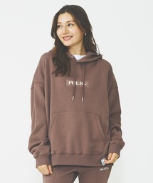 MILKFED. 「MILKFED.」 ジップアップパーカー ONE SIZE ブラウン