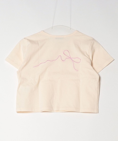 WEGO(ウィゴー)の「WEGO/リボン刺繍Tシャツ(Tシャツ/カットソー・レディース・イエロー/ネイビー/ホワイト・FREE)」の11枚目の写真