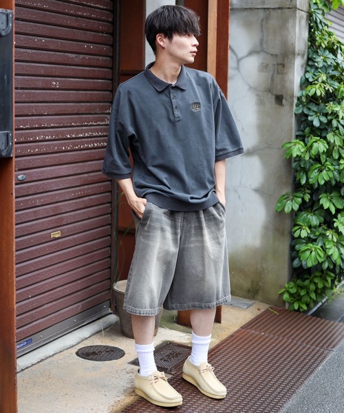 SPINNS（スピンズ）の「【ユニセックスで着用可能】ピグメント加工ポロシャツ CROWN（ポロシャツ・メンズ・ブラック/グレー/ブラウン・ONESIZE）」の14枚目の写真