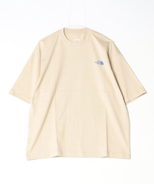 THE NORTH FACE(ザノースフェイス)の「THE NORTH FACE/ザ・ノース・フェイス S/S simple color scheme tee NT32434(Tシャツ/カットソー・メンズ・ブラック/ホワイト/ベージュ・L/M/XL)」の4枚目の写真