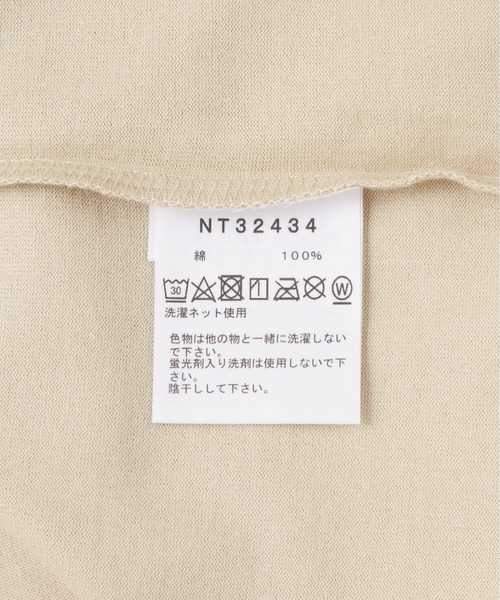 THE NORTH FACE(ザノースフェイス)の「THE NORTH FACE/ザ・ノース・フェイス S/S simple color scheme tee NT32434(Tシャツ/カットソー・メンズ・ブラック/ホワイト/ベージュ・L/M/XL)」の9枚目の写真