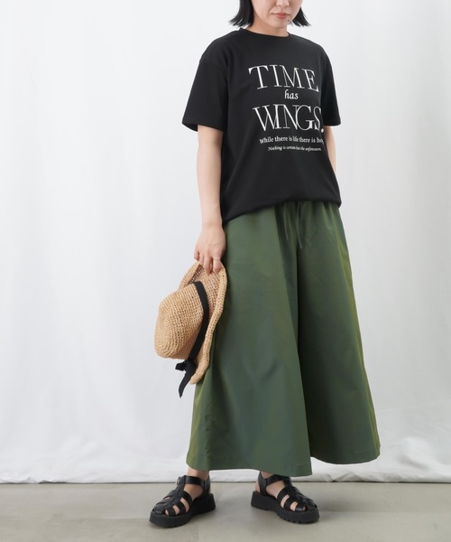 LUCA/LADY LUCK LUCA(ルカ/レディラックルカ)の「LC/LLL 華奢ロゴTシャツ(Tシャツ/カットソー・レディース・オフホワイト/ブラック/ピンク・FREE)」の20枚目の写真