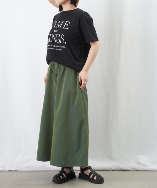 LUCA/LADY LUCK LUCA(ルカ/レディラックルカ)の「LC/LLL 華奢ロゴTシャツ(Tシャツ/カットソー・レディース・オフホワイト/ブラック/ピンク・FREE)」の19枚目の写真