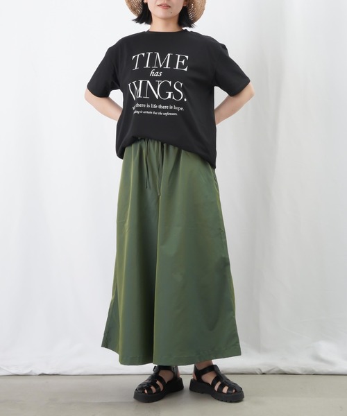 LUCA/LADY LUCK LUCA(ルカ/レディラックルカ)の「LC/LLL 華奢ロゴTシャツ(Tシャツ/カットソー・レディース・オフホワイト/ブラック/ピンク・FREE)」の18枚目の写真