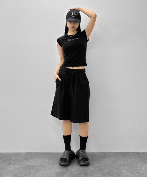 LVEU.】ハーフスウェットパンツ / ボトムス パンツ スウェット