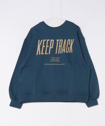 ☆　KEEP TRACKロゴ プルオーバー　8744-118KO