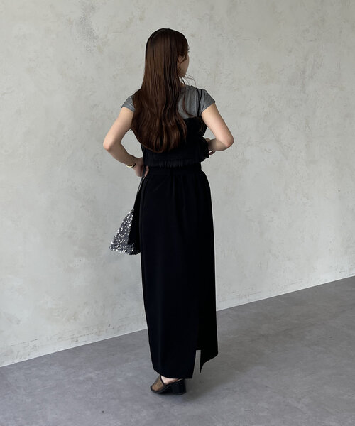 Thevon（ゼボン）の「ギャザービスチェ×ラメシアープルオーバー（Tシャツ/カットソー・レディース・チャコールグレー/ライトグレー/ベージュ・FREE）」の17枚目の写真