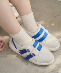 unclip（アンクリップ）の「ダブルバックルキャンバススニーカー（スニーカー）」