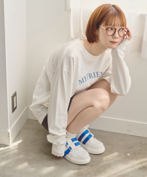 ダブルバックルキャンバススニーカー（スニーカー）｜unclip（アンクリップ）