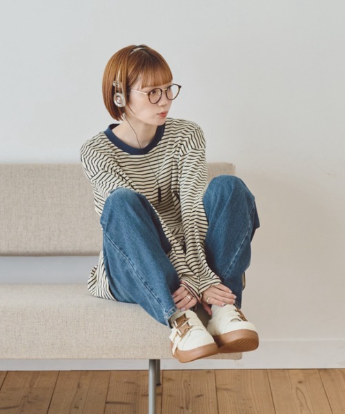 ダブルバックルキャンバススニーカー（スニーカー）｜unclip（アンクリップ）