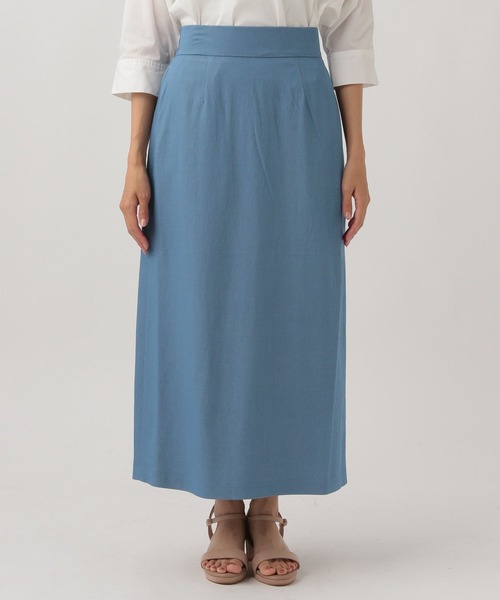 Elura（エルーラ）の「サラサラサマーデニムナロースカート/128691（デニムスカート・レディース・ライトブルー/ネイビー・LARGE/MEDIUM）」の11枚目の写真