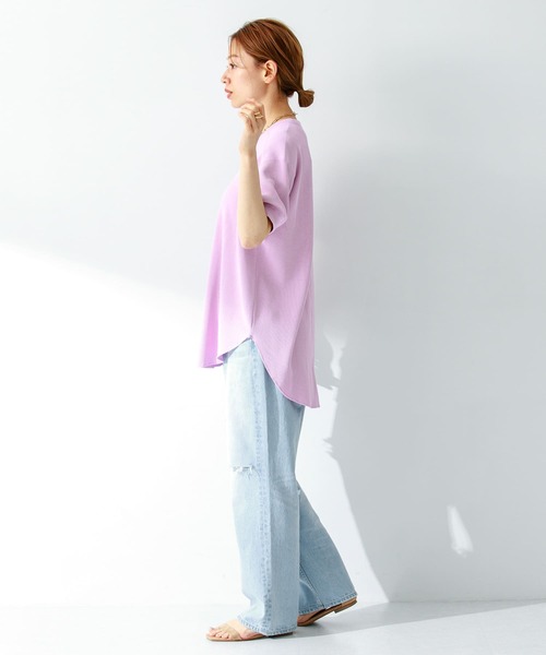 セール】UpDRIFT ワッフルチュニックプルオーバー（Tシャツ