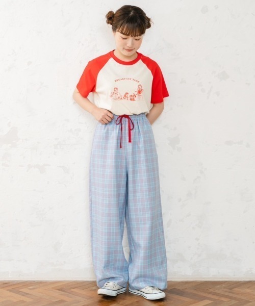 eLur(エラー)の「ファミリーラグランT(Tシャツ/カットソー・レディース・レッド/ピンク/ブラウン・FREE/LARGE)」の19枚目の写真