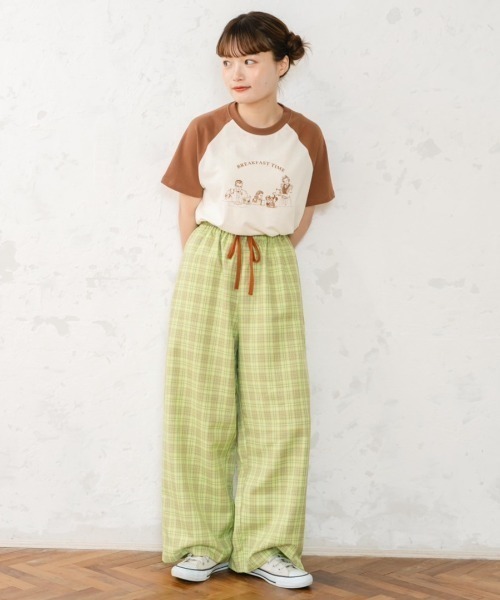 eLur(エラー)の「ファミリーラグランT(Tシャツ/カットソー・レディース・レッド/ピンク/ブラウン・FREE/LARGE)」の16枚目の写真