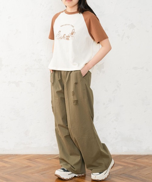 eLur(エラー)の「ファミリーラグランT(Tシャツ/カットソー・レディース・レッド/ピンク/ブラウン・FREE/LARGE)」の17枚目の写真