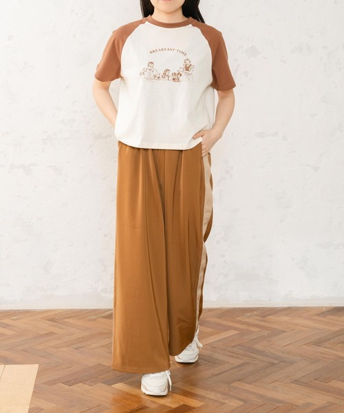 eLur(エラー)の「ファミリーラグランT(Tシャツ/カットソー・レディース・レッド/ピンク/ブラウン・FREE/LARGE)」の18枚目の写真