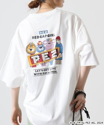 PEZ×REDCAPGIRL 天竺 バックプリントTシャツ 半袖