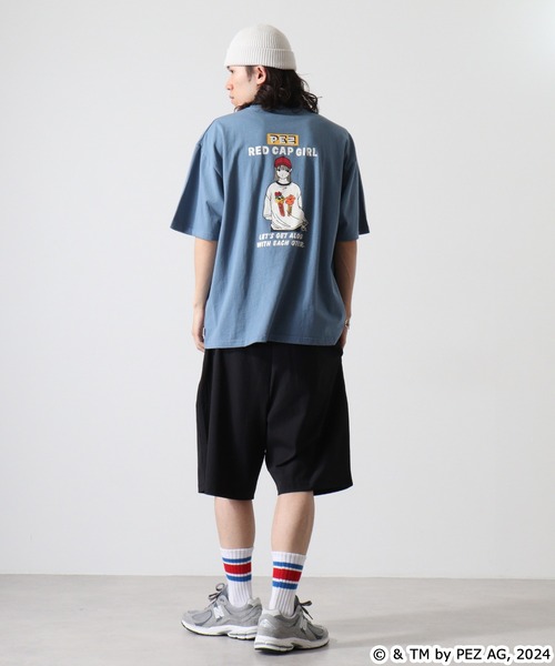 セール】PEZ×REDCAPGIRL 天竺 バックプリントTシャツ 半袖（T