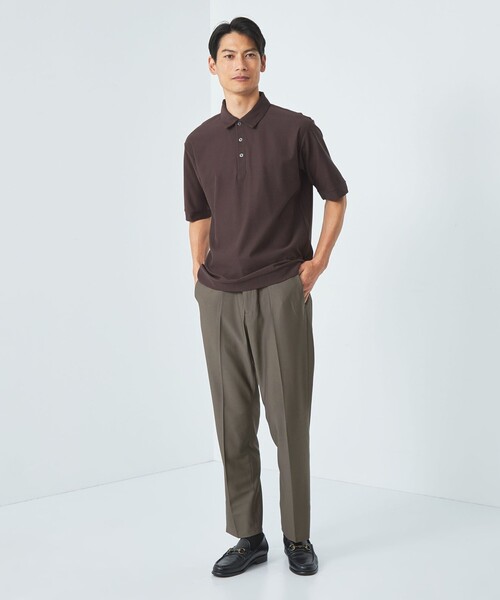 green label relaxing(グリーンレーベルリラクシング)の「A+ PTWL ジャージ スタンダード イージー スラックス -ウォッシャブル・ストレッチ・防シワ-(スラックス・メンズ・グレー/モカ/ネイビー・XL/S/L/M/XS)」の9枚目の写真
