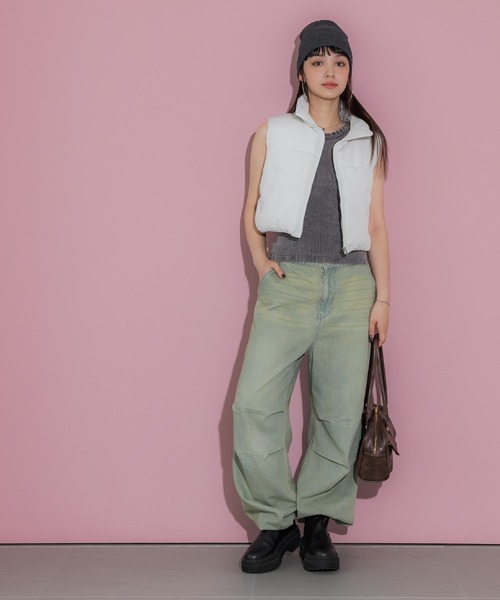 coca(coca)(コカ)の「ニットキャップ(ニットキャップ/ビーニー・レディース・ブラック/チャコール・ONE SIZE)」の6枚目の写真