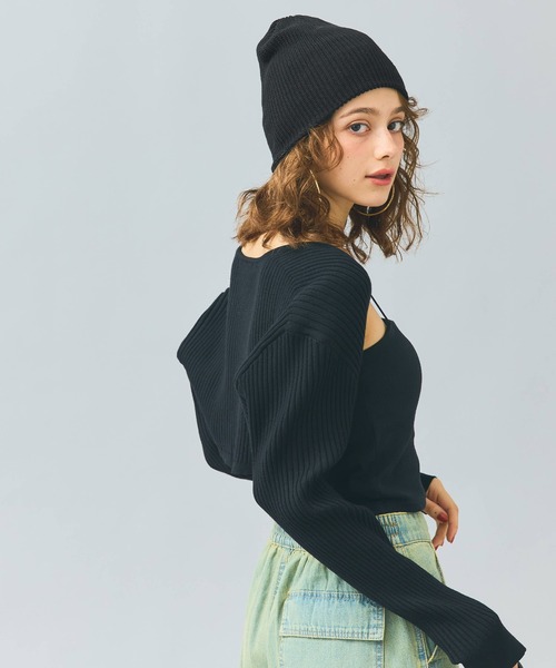 coca(coca)(コカ)の「ニットキャップ(ニットキャップ/ビーニー・レディース・ブラック/チャコール・ONE SIZE)」の11枚目の写真