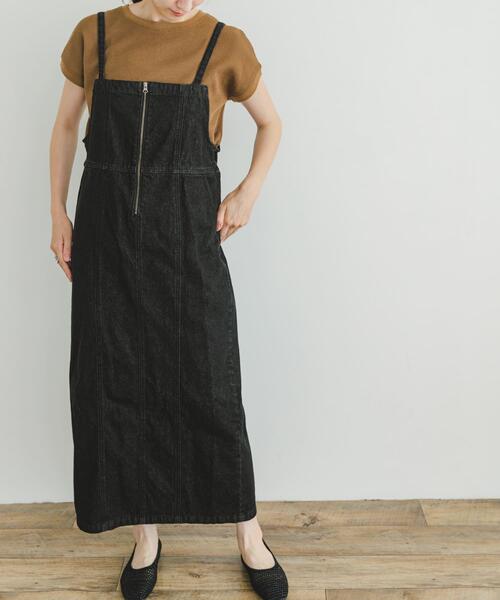 ITEMS URBANRESEARCH（アイテムズ アーバンリサーチ）の「デニムキャミワンピース（ワンピース・レディース・インディゴブルー/ブラック/ライトブルー・SMALL/FREE）」の8枚目の写真