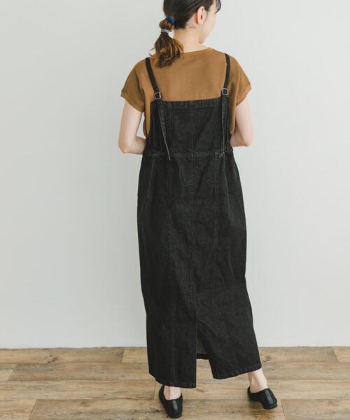 ITEMS URBANRESEARCH（アイテムズ アーバンリサーチ）の「デニムキャミワンピース（ワンピース・レディース・インディゴブルー/ブラック/ライトブルー・SMALL/FREE）」の9枚目の写真