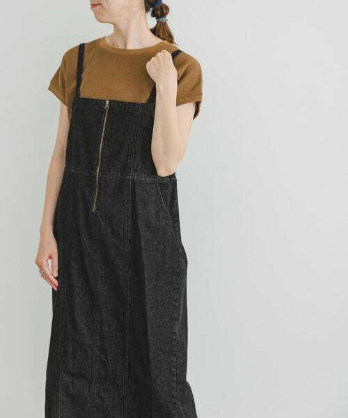 ITEMS URBANRESEARCH（アイテムズ アーバンリサーチ）の「デニムキャミワンピース（ワンピース・レディース・インディゴブルー/ブラック/ライトブルー・SMALL/FREE）」の10枚目の写真