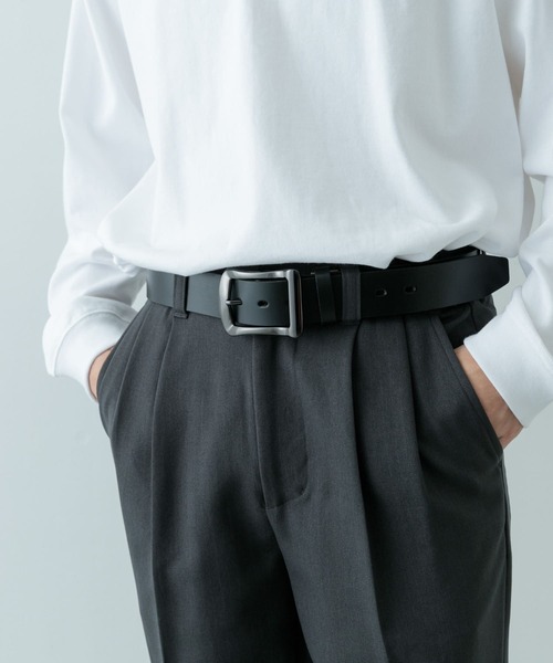 ITEMS URBANRESEARCH（アイテムズ アーバンリサーチ）の「Hawk　Belt 350（ベルト・メンズ・ブラック/ダークブラウン/ブラウン・-）」の2枚目の写真