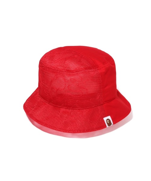 セール】BAPE HALF MESH BUCKET HAT（ハット）｜A BATHING APE