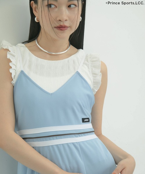 PRINCE（プリンス）の「【Prince】VIS別注ラインキャミワンピース（ワンピース・レディース・サックスブルー/ネイビー/ダークグリーン・FREE）」の12枚目の写真