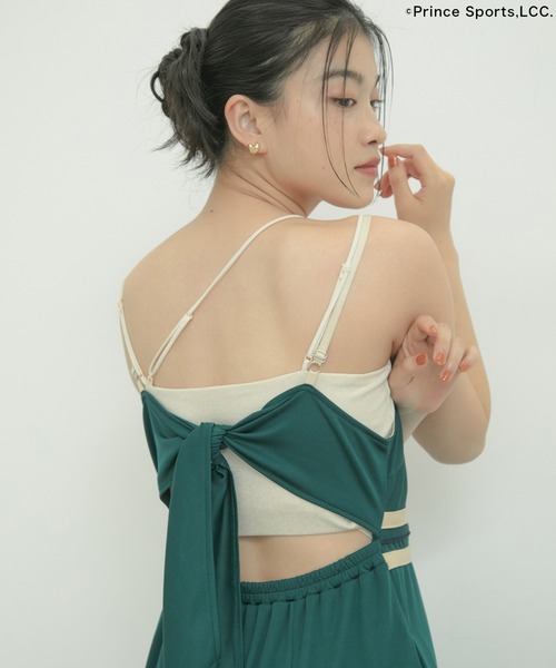 PRINCE（プリンス）の「【Prince】VIS別注ラインキャミワンピース（ワンピース・レディース・サックスブルー/ネイビー/ダークグリーン・FREE）」の15枚目の写真