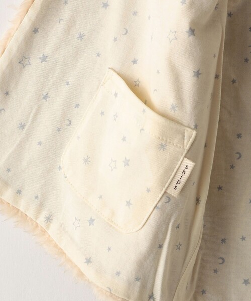 SHIPS（シップス）の「SHIPS KIDS:80～90cm / フェイクファー リバーシブル ベスト（ベスト・キッズ・ベージュ/オフホワイト・90/80）」の8枚目の写真