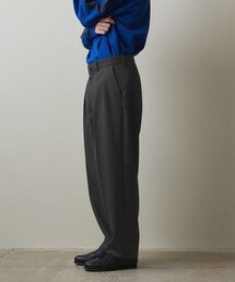 Steven Alanクロスツイル インツープリーツドレストラウザーズテーパード Steven Alan（スティーブンアラン）の「＜Steven Alan＞ クロスツイル