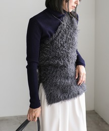 ベスト ジレ MARU TO/マルト　Oneshoulder Vest/ワンショルダーベスト レディース FREAK'S STORE ベスト ジレ MARU TO/マルト Oneshoulder Vest