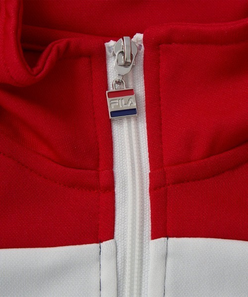 FILA（フィラ）の「スムースジャージ上下セット（ジャージ・キッズ・ネイビー/ラベンダー・130/140/150/160）」の4枚目の写真