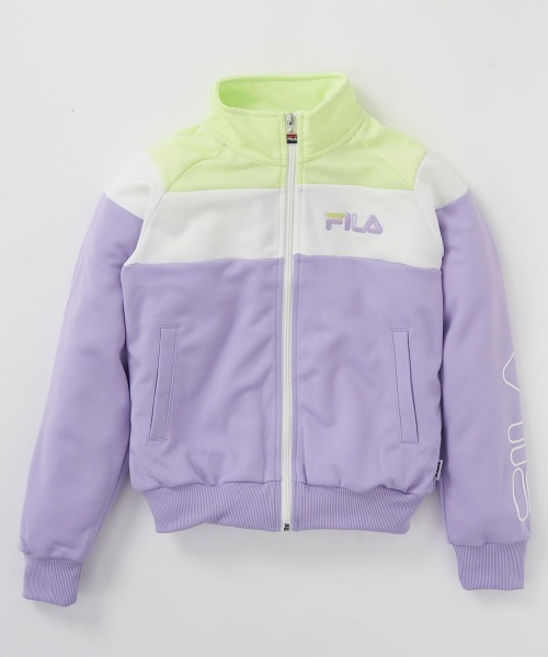 FILA（フィラ）の「スムースジャージ上下セット（ジャージ・キッズ・ネイビー/ラベンダー・130/140/150/160）」の19枚目の写真