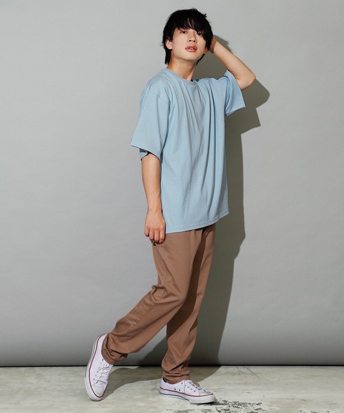 jiggys shop(ジギーズショップ)の「ルーズフィットクルーネック半袖Tシャツカットソー(Tシャツ/カットソー・メンズ・ブラック/ホワイト/ブルー系その他・MEDIUM/LARGE/X-LARGE)」の17枚目の写真