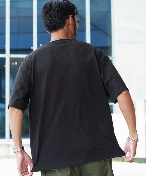 jiggys shop(ジギーズショップ)の「ルーズフィットクルーネック半袖Tシャツカットソー(Tシャツ/カットソー・メンズ・ブラック/ホワイト/ブルー系その他・MEDIUM/LARGE/X-LARGE)」の19枚目の写真