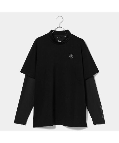 SKINS（スキンズ）の「【SKINS/GOLF】アクティブウェア モックネックインナーセットシャツ（Tシャツ/カットソー・メンズ・ホワイト/ネイビー/ブラック・46/48/50/52）」の7枚目の写真