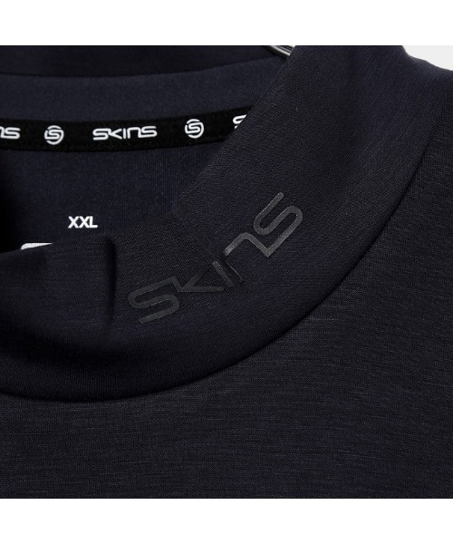 SKINS（スキンズ）の「【SKINS/GOLF】アクティブウェア モックネックインナーセットシャツ（Tシャツ/カットソー・メンズ・ホワイト/ネイビー/ブラック・46/48/50/52）」の22枚目の写真