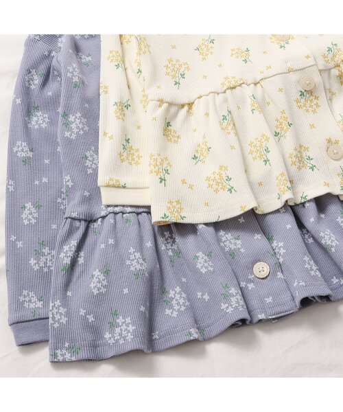 セール】【WEB限定】前あきお花柄パジャマ_上下セット（ルーム