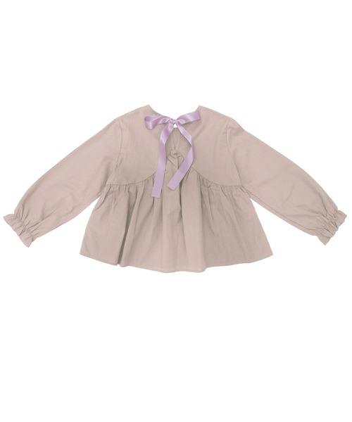 Bee des Bee（ビーデスビー）の「長袖トップス（シャツ/ブラウス・キッズ・ブルー/ブラック/ピンク系その他/ベージュ/チェック・110cm/120cm/130cm/140cm/150cm）」の4枚目の写真