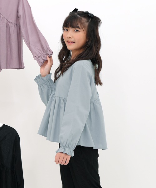 Bee des Bee（ビーデスビー）の「長袖トップス（シャツ/ブラウス・キッズ・ブルー/ブラック/ピンク系その他/ベージュ/チェック・110cm/120cm/130cm/140cm/150cm）」の16枚目の写真