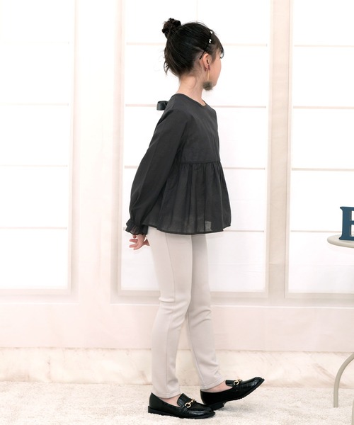 Bee des Bee（ビーデスビー）の「長袖トップス（シャツ/ブラウス・キッズ・ブルー/ブラック/ピンク系その他/ベージュ/チェック・110cm/120cm/130cm/140cm/150cm）」の8枚目の写真